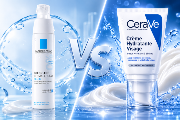 La Roche-Posay Toleriane Dermallergo Fluid vs CeraVe PM Facial Moisturising Lotion: Which Is Better for Sensitive, Dry & Acne-Prone Skin?