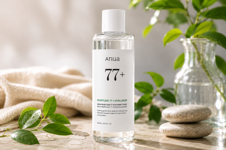 A minimalist, high-concentration soothing toner formulated with 77% Heartleaf extract to calm redness, balance sebum, and provide essential daily hydration.