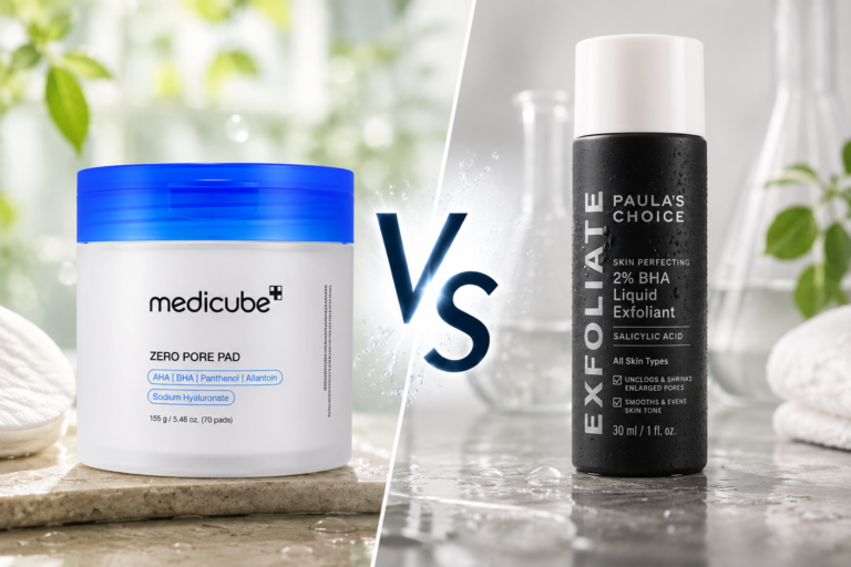 Medicube Zero Pore Pad vs Paula’s Choice 2% BHA: Which Pore Treatment Is Better?