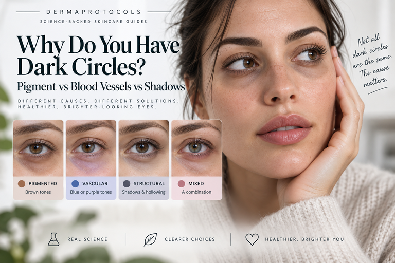 Why Do You Have Dark Circles? Pigment vs Blood Vessels vs Shadows