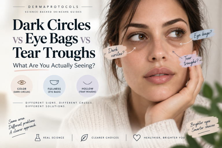 Dark Circles vs Eye Bags vs Tear Troughs: What Are You Actually Seeing?