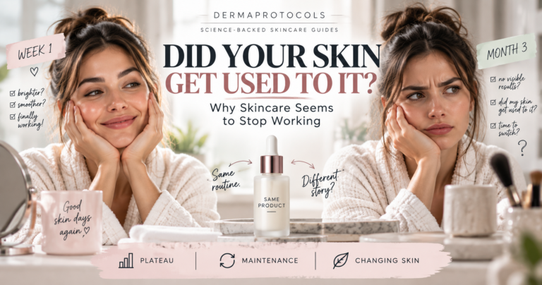 Can Your Skin Get Used to Skincare? Why Your Favorite Product Suddenly Feels Like It Stopped Working