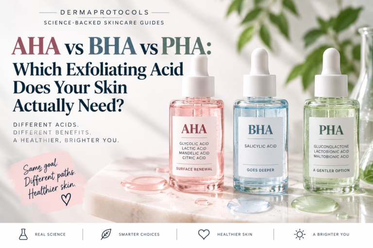 AHA vs BHA vs PHA: Which Exfoliating Acid Does Your Skin Actually Need?